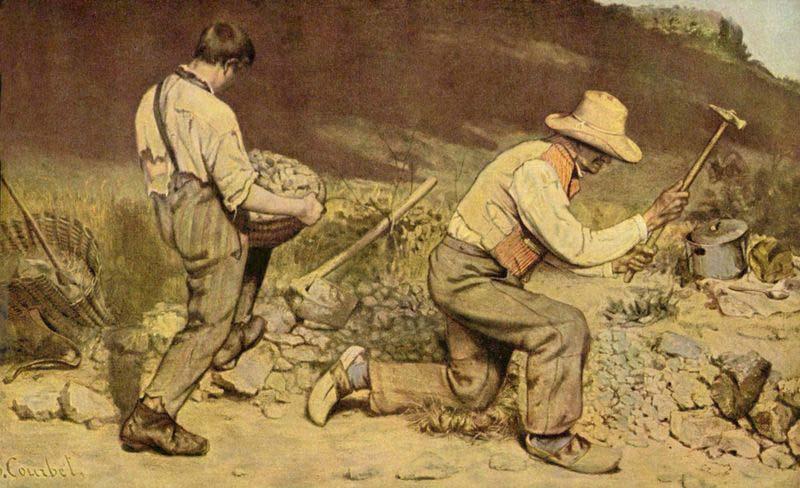 Gustave Courbet Stone Breakers oil painting image